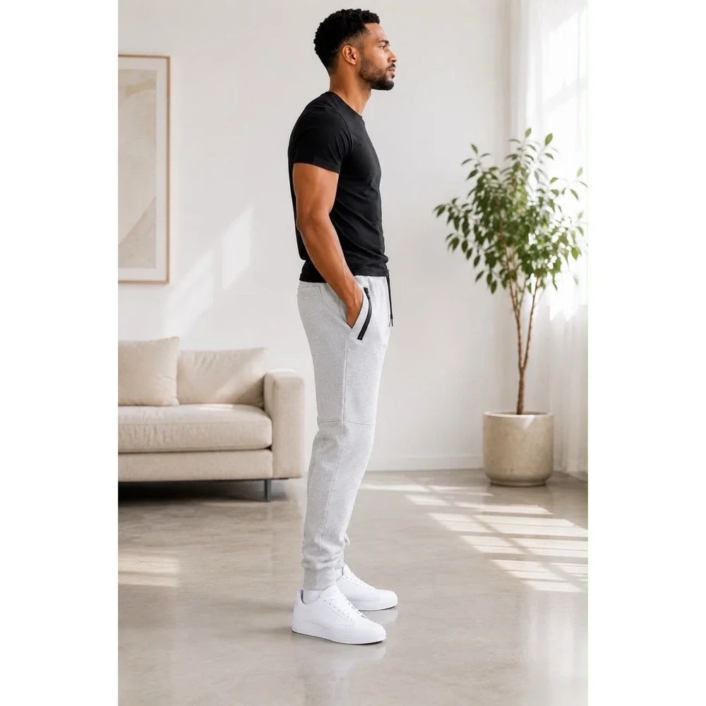 SIZE XL- H&M Divided  Men's Joggers in heather grey